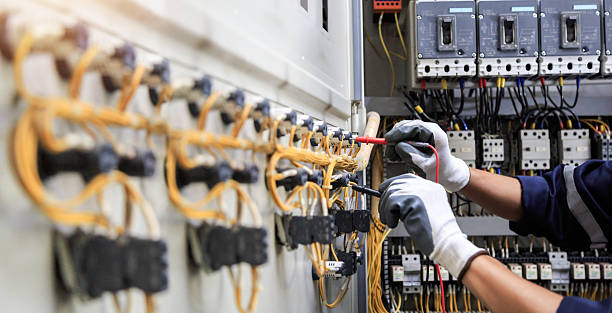 Professional Electrician technician working in Lynchburg city County, VA